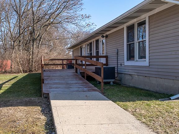 Ramp to back door, recently redone