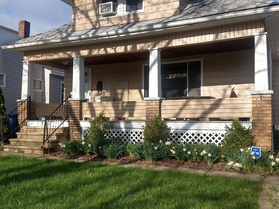 Two story single family home with unfinished basement.
