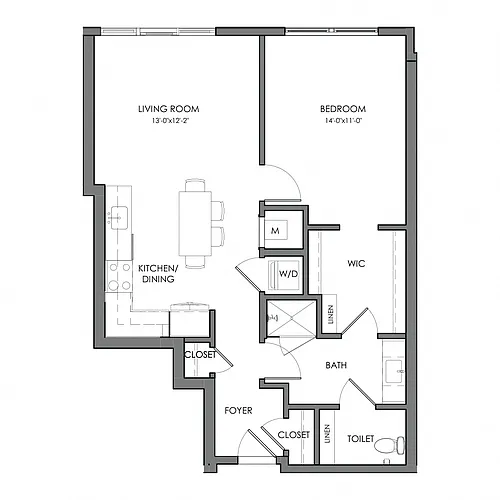 Floor plan Aspen A3