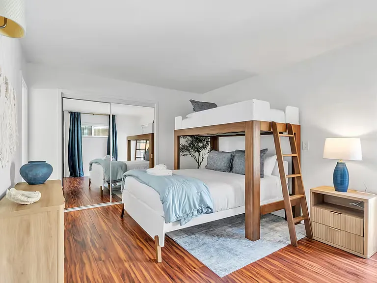 Bedroom 1 with a bunk bed