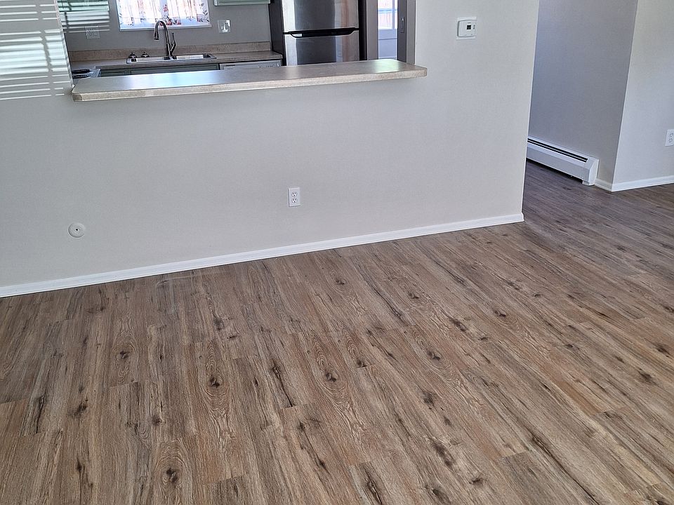 Front room into kitchen