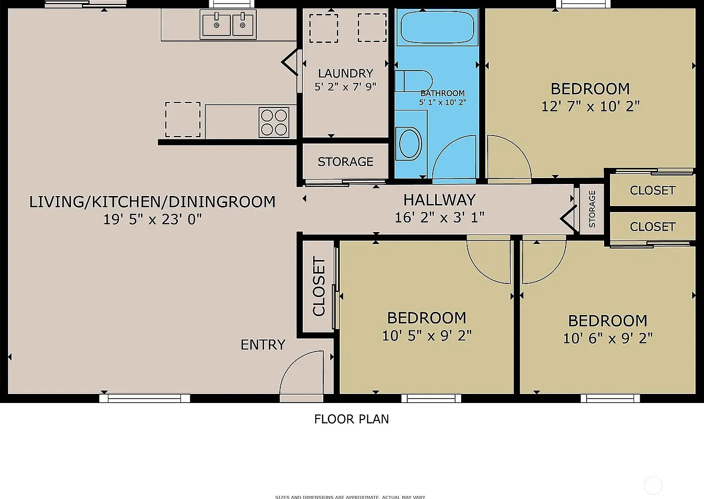 3 bed, 1008 sqft, $2,400 — Photo 1