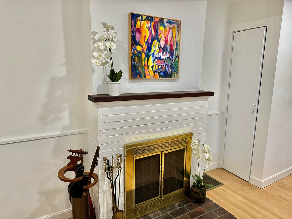 Detail of ornamental fireplace