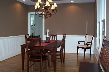 Dining room for easy entertaining and gracious flow. 