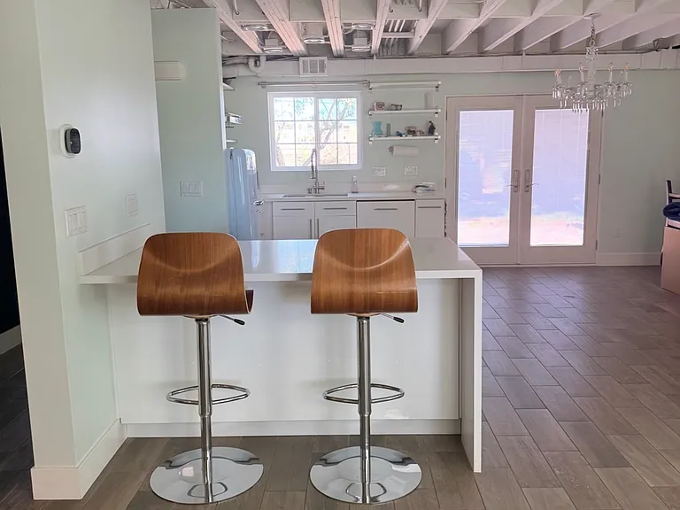 Bar stool included for use for duration of rental agreement.