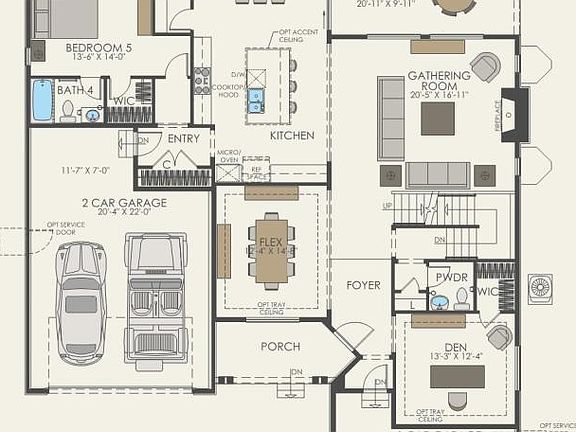 First Floor 5 br 4.5 ba