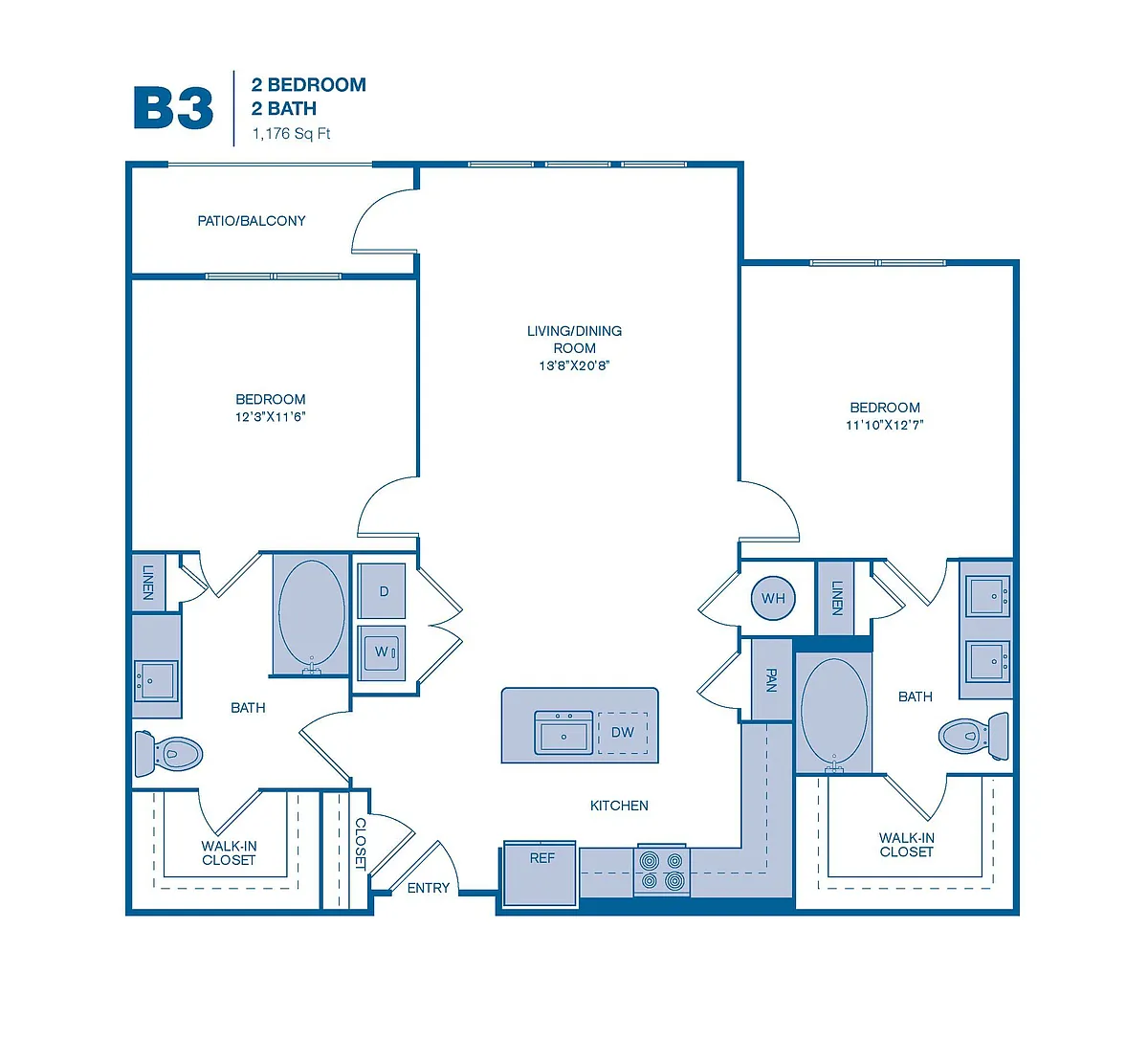 Floor plan B3