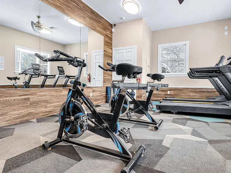 Stay active and energized in our fully equipped fitness center, featuring a variety of cardio and strength-training equipment to support your workout routinejust steps from your front door.