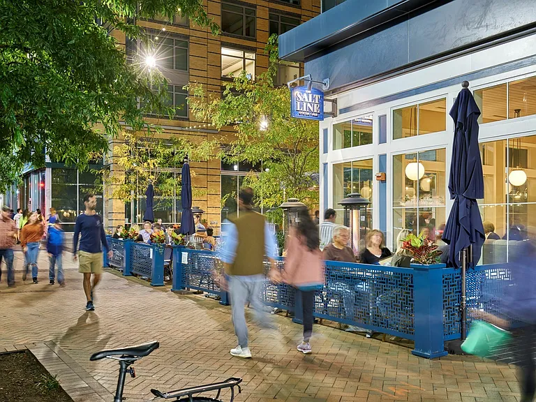 Enjoy Numerous Nearby Outdoor Dining Options Across Wilson Blvd at Ballston Quarter
