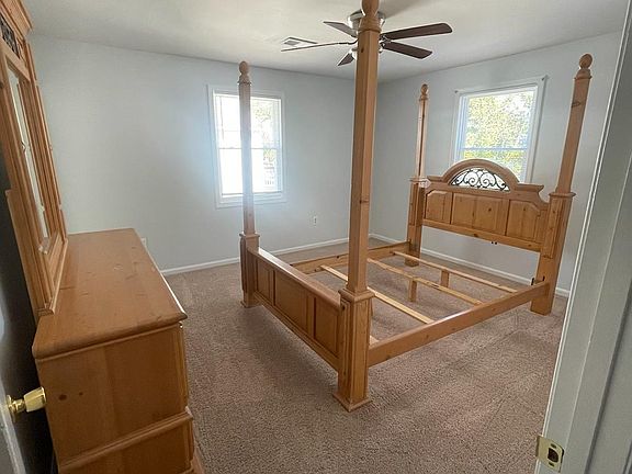Master bedroom with attached bathroom