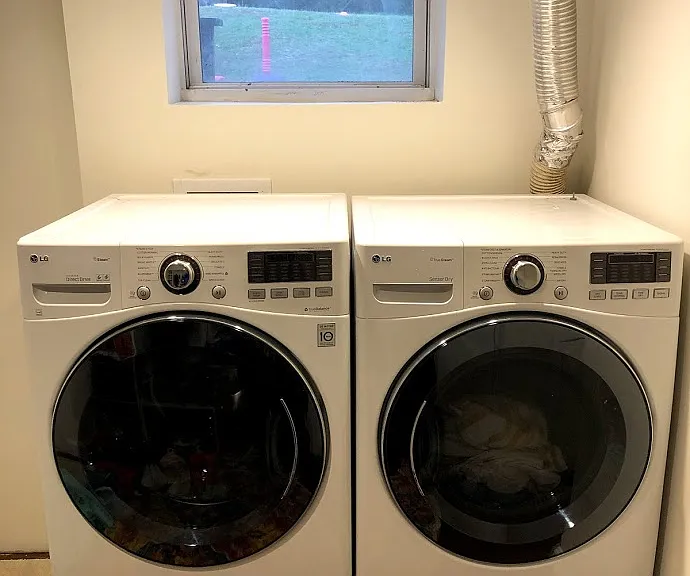 basement laundry