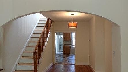 dining area and kitchen
