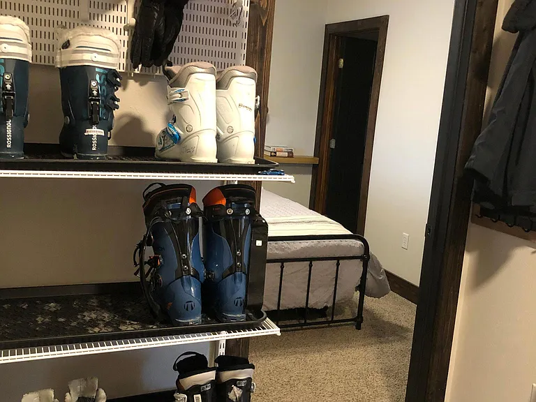 Where all gear and shoes go.