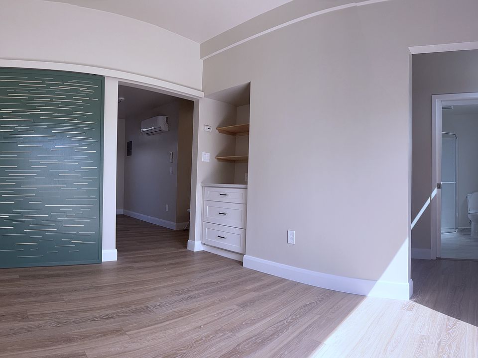 Bedroom with french doors into the private patio.