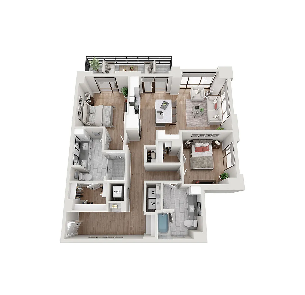 Floor plan 2.B3- Tower