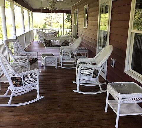 Expansive wrap around porch