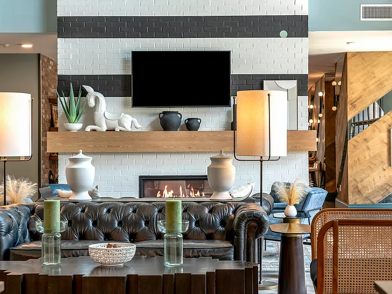 Clubhouse Fireplace