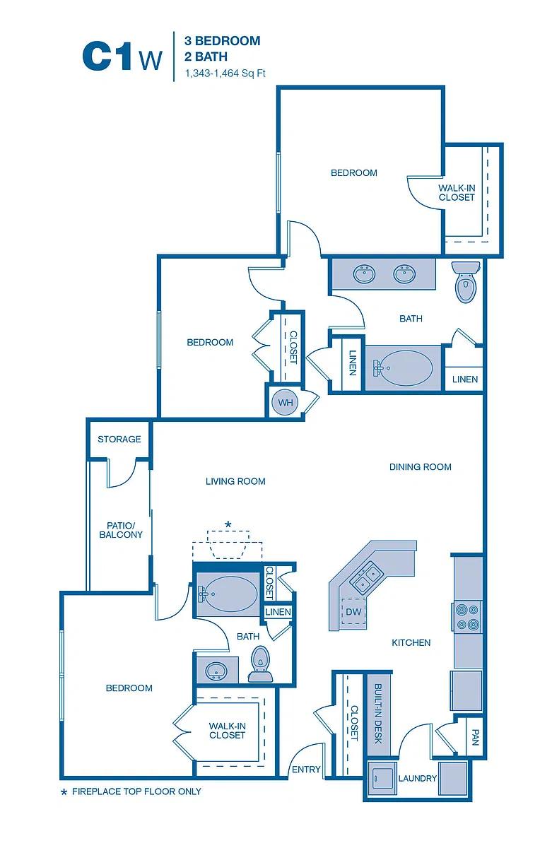 Floor plan C1W