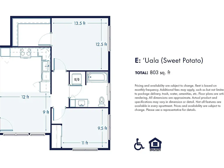Uala - Affordable 120 floor plan Kaulana Mahina