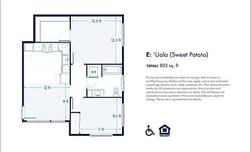 Floor plan Uala - Affordable 120