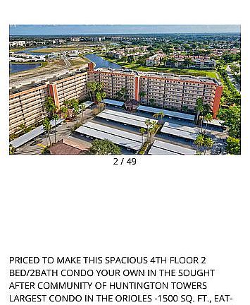 3rd image of 7360 S Oriole Blvd APT 404