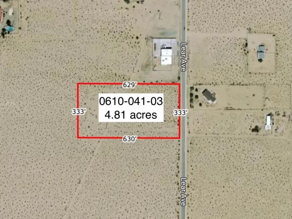 On Lear Near Indian Trl, Twentynine Palms, CA 92277