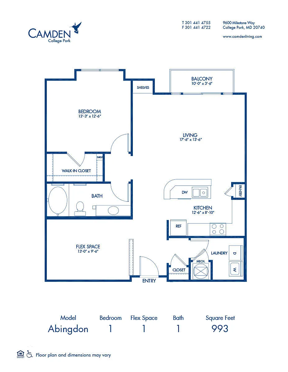 Floor plan Abingdon