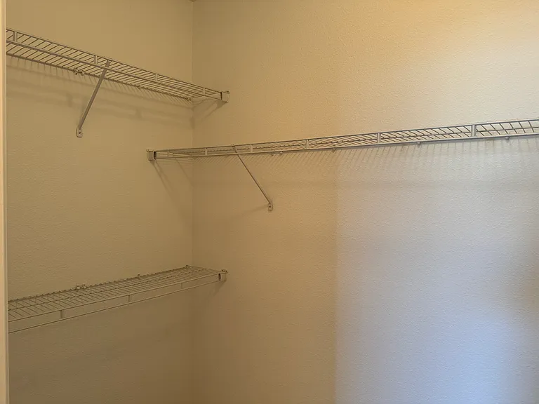 part of the walk in closet