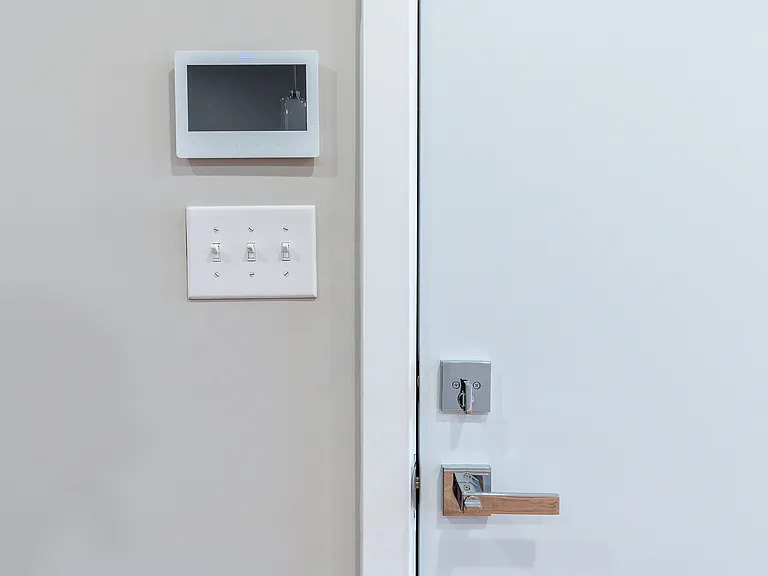 front door and remote buzzer