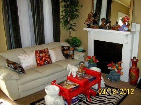 Living Room & Fireplace