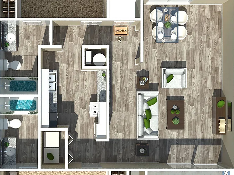 2 Bedroom 982 2 Bedroom 982