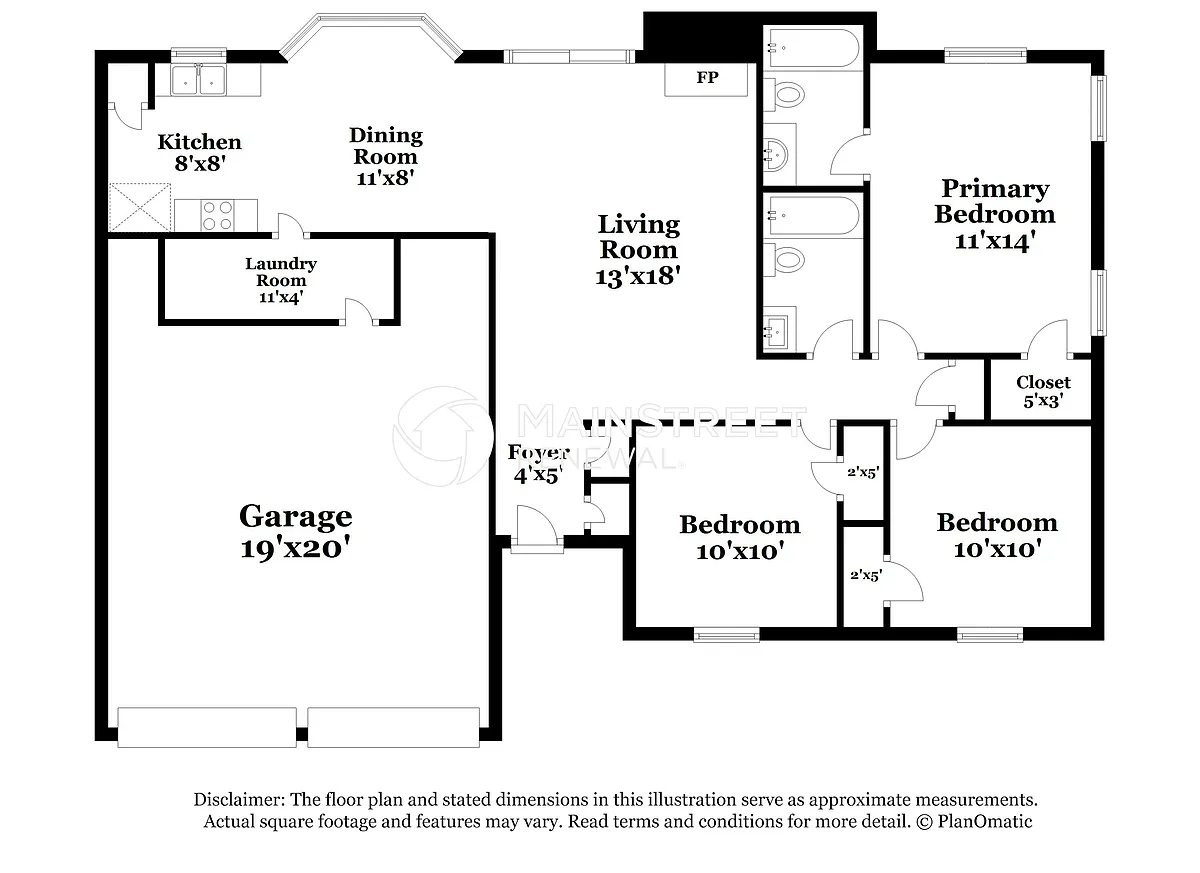 Floor Plan - 6707 Country Creek Dr