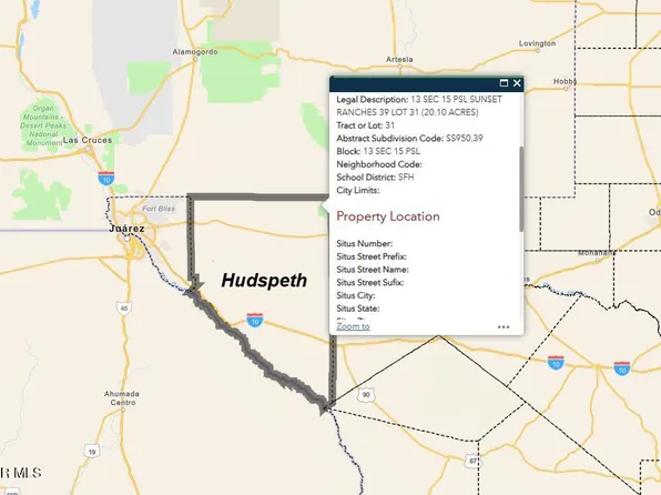 Pn 59794 Sunset Ranches 39 Lot 31, Sierra Blanca, TX 79851