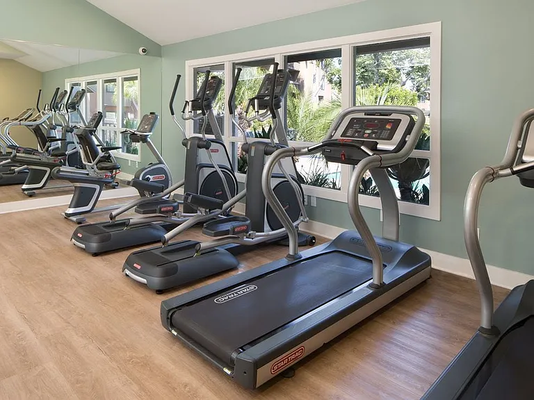 Fitness center with cardio equipment