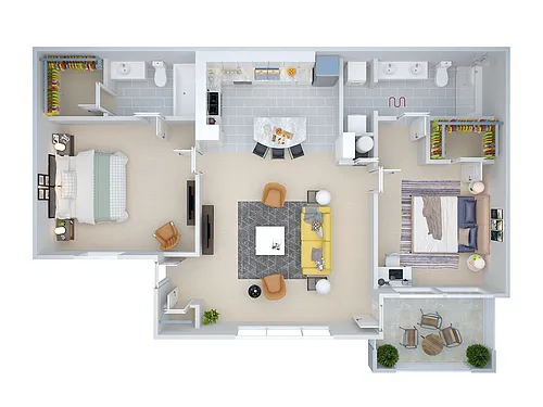 Floor plan 2 Bedroom