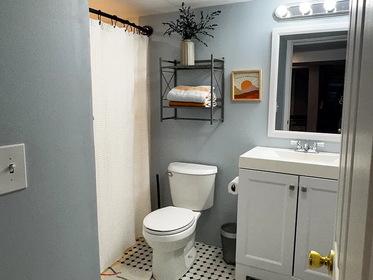 Lower level full bath