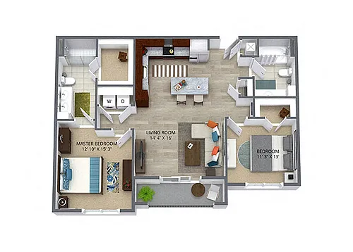 Floor plan Spyglass Hill