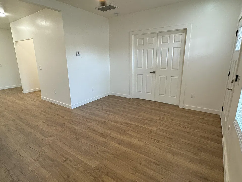 Split floorplan! The first bedroom has a double-door entrance.
