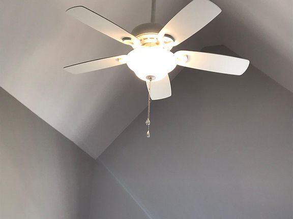 Vaulted master bedroom