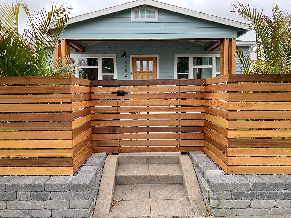 Gate to fully fenced front yard