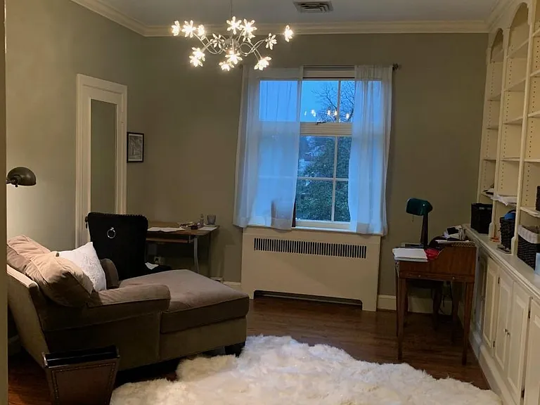 Photo of room when used as an office