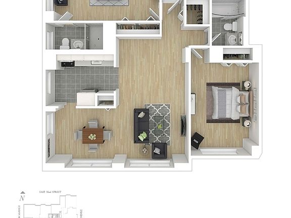 3rd image of 151-155 E 31st St #W9j