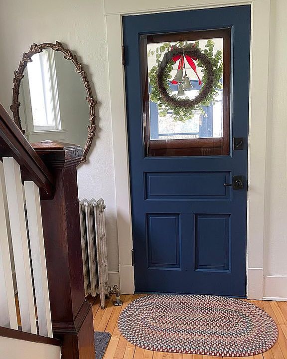 Inside looking out toward front porch.