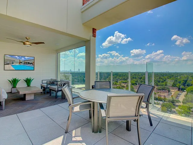 Unwind with stunning cityscape or nature views.