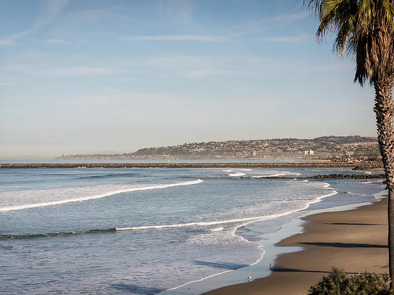 View of Ocean down the street