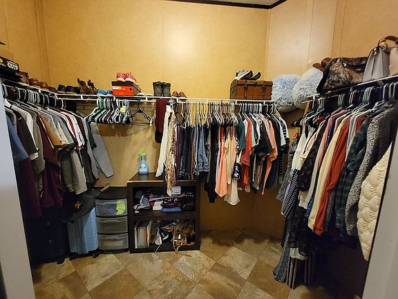 Master walk-in closet