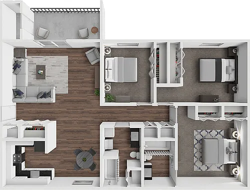 Floor plan The Raven 3 Bedroom