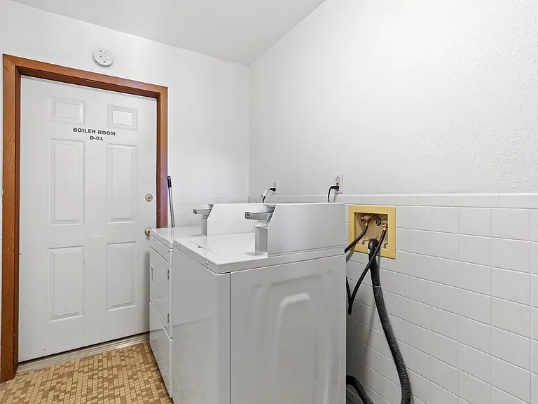 On site laundry rooms