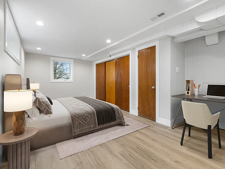 Lower level bedroom/rec room (VIRTUALLY STAGED)