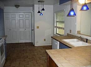 Kitchen with Tile Countertops